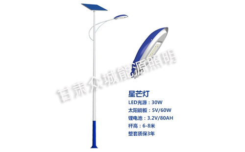 班戈太阳能路灯核心技术参数解读